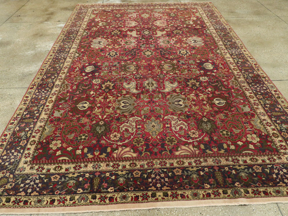 Antique Indian Lahore Carpet, No.8135 - Galerie Shabab