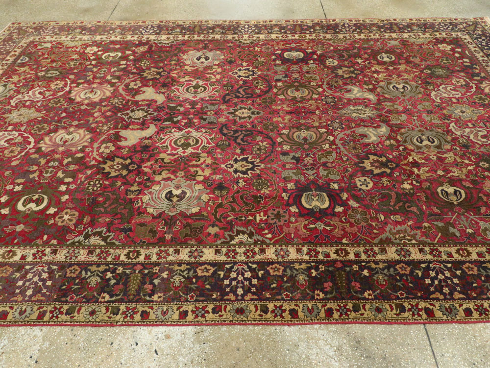 Antique Indian Lahore Carpet, No.8135 - Galerie Shabab