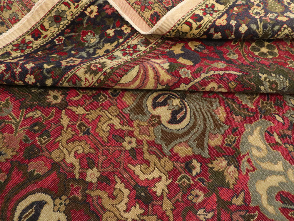 Antique Indian Lahore Carpet, No.8135 - Galerie Shabab