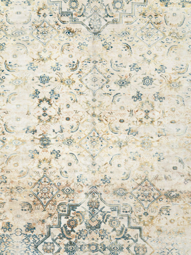 Antique Indian Cotton Agra Carpet, No.8142 - Galerie Shabab