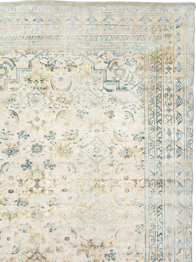 Antique Indian Cotton Agra Carpet, No.8142 - Galerie Shabab