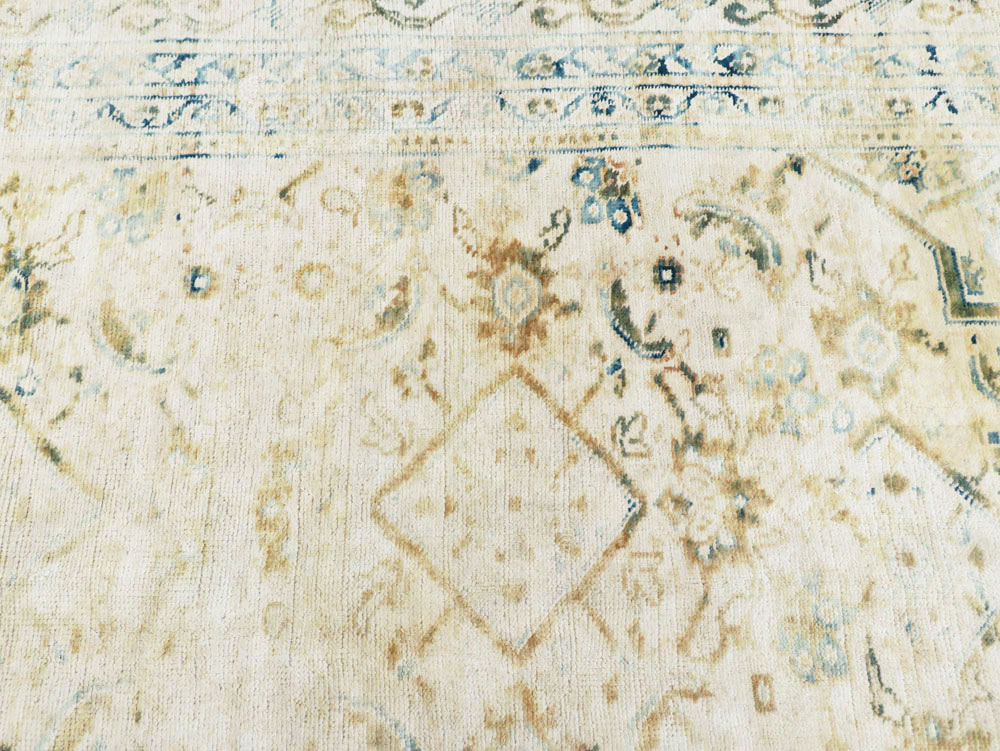 Antique Indian Cotton Agra Carpet, No.8142 - Galerie Shabab