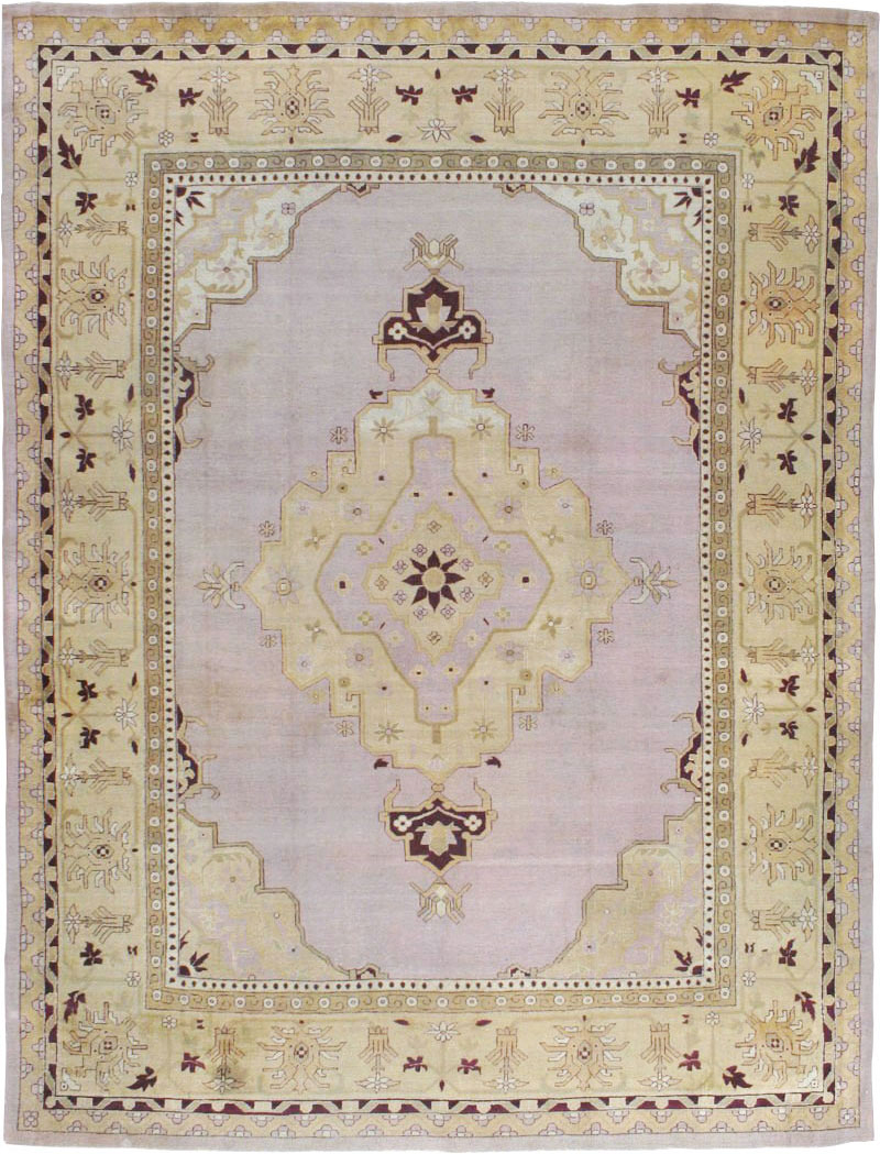Antique Indian Agra Carpet, No.8152 - Galerie Shabab