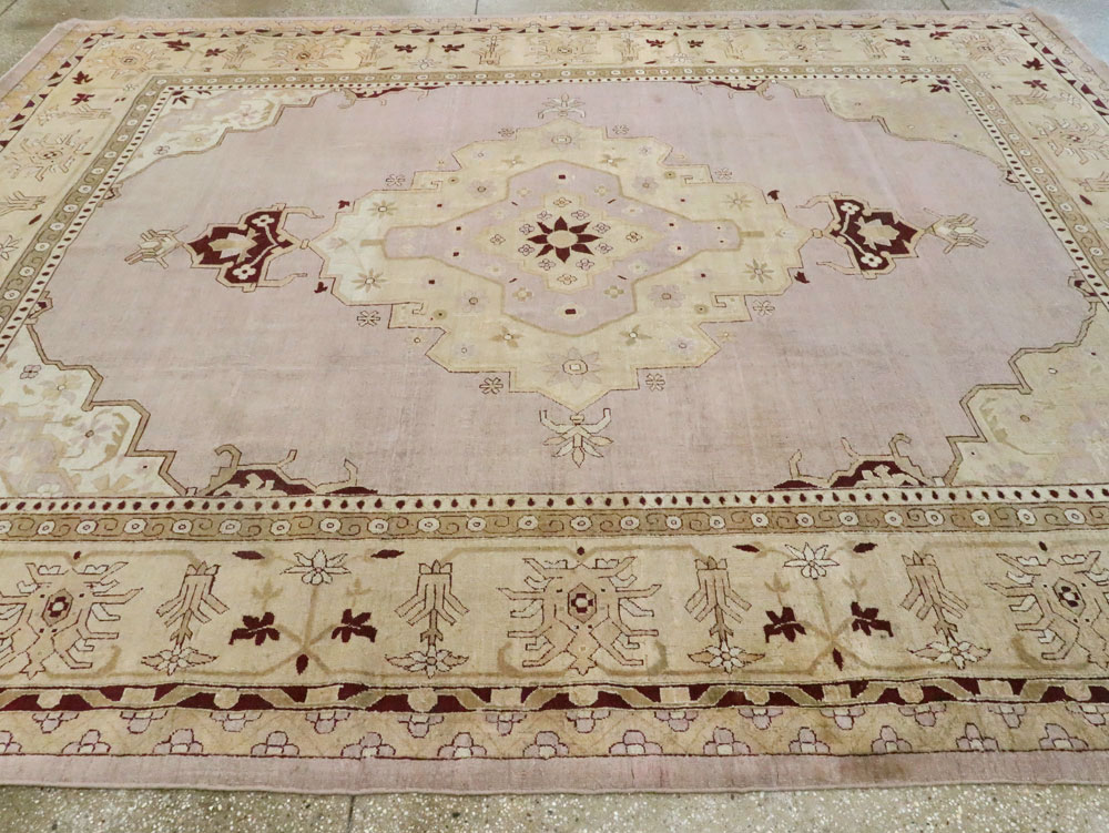 Antique Indian Agra Carpet, No.8152 - Galerie Shabab