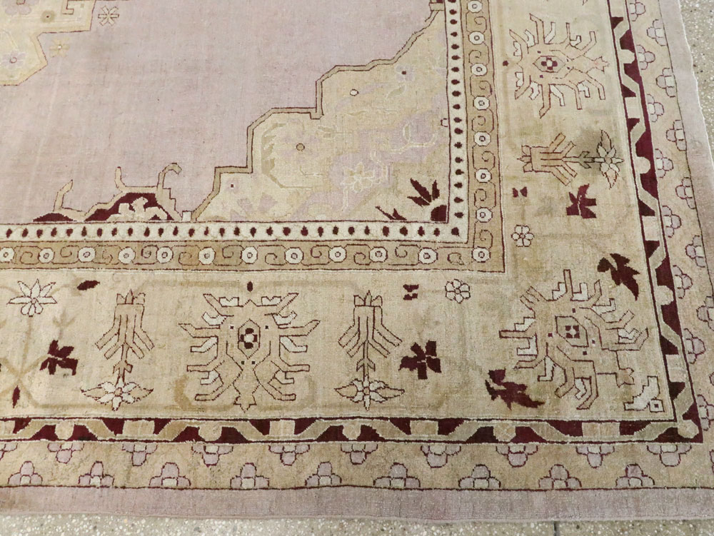 Antique Indian Agra Carpet, No.8152 - Galerie Shabab