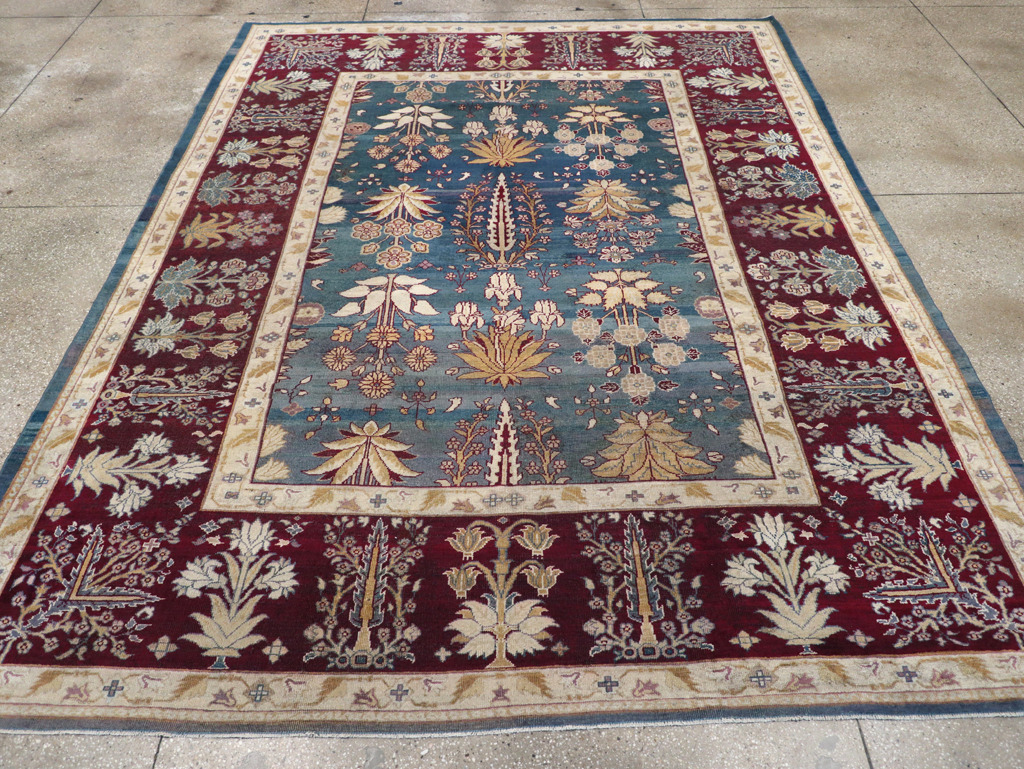 Antique Indian Amritsar Carpet, No.8154 - Galerie Shabab