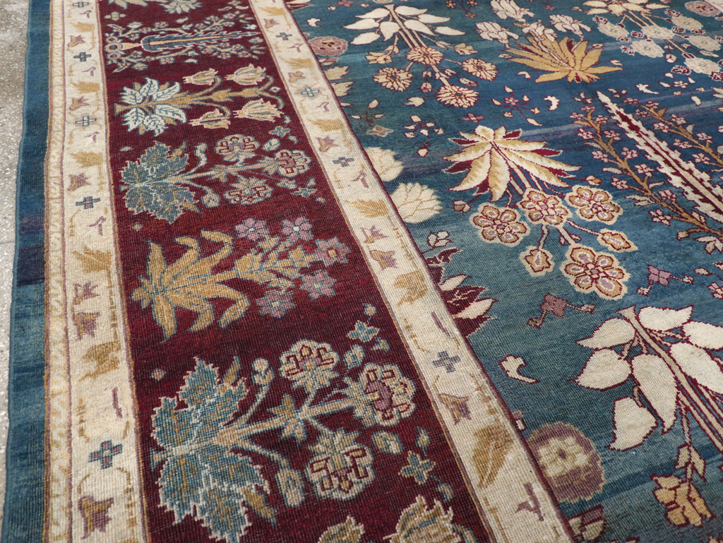 Antique Indian Amritsar Carpet, No.8154 - Galerie Shabab