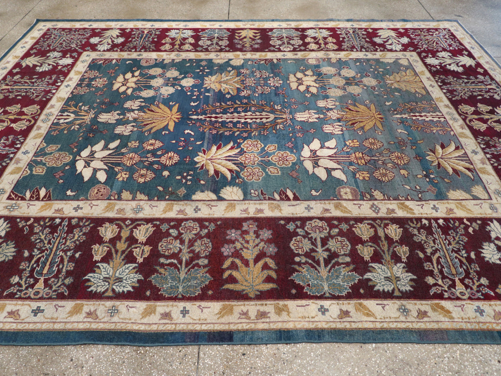 Antique Indian Amritsar Carpet, No.8154 - Galerie Shabab