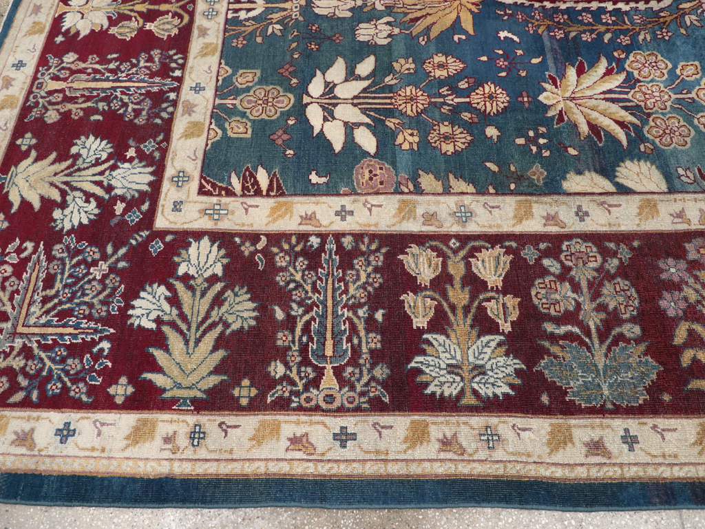 Antique Indian Amritsar Carpet, No.8154 - Galerie Shabab