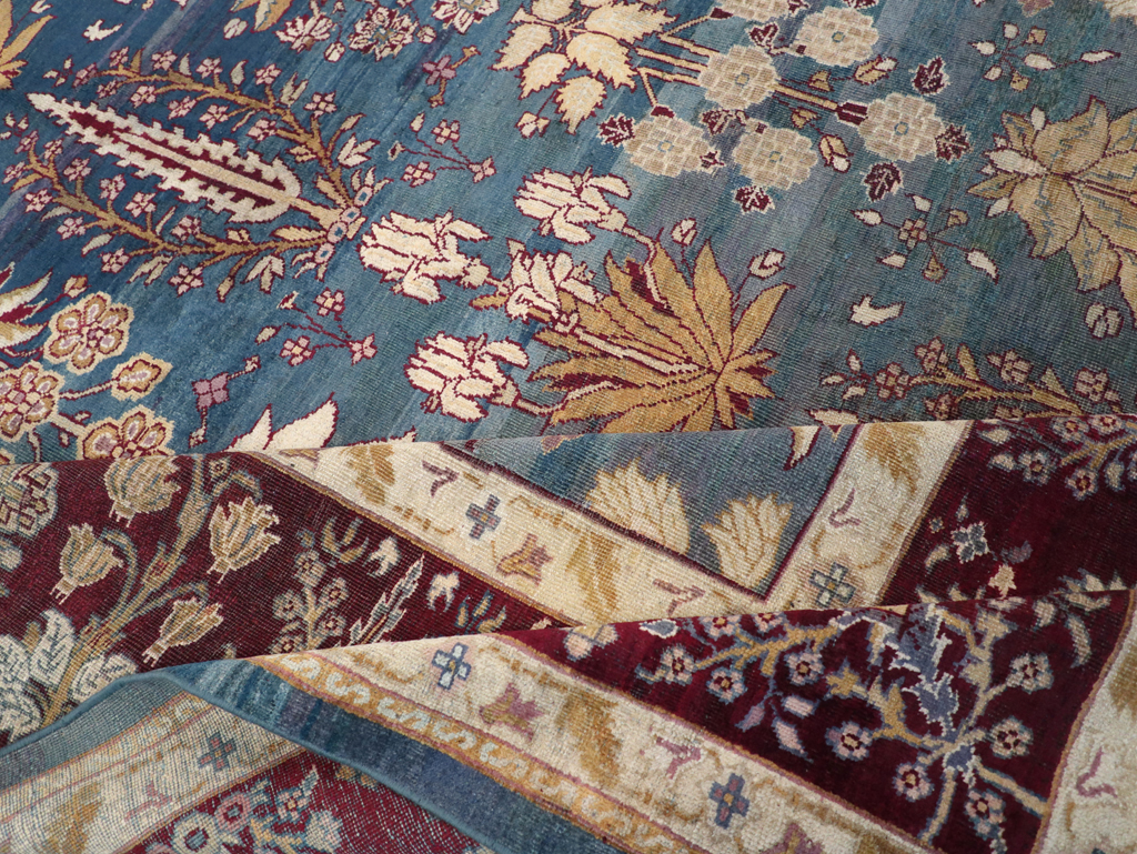Antique Indian Amritsar Carpet, No.8154 - Galerie Shabab