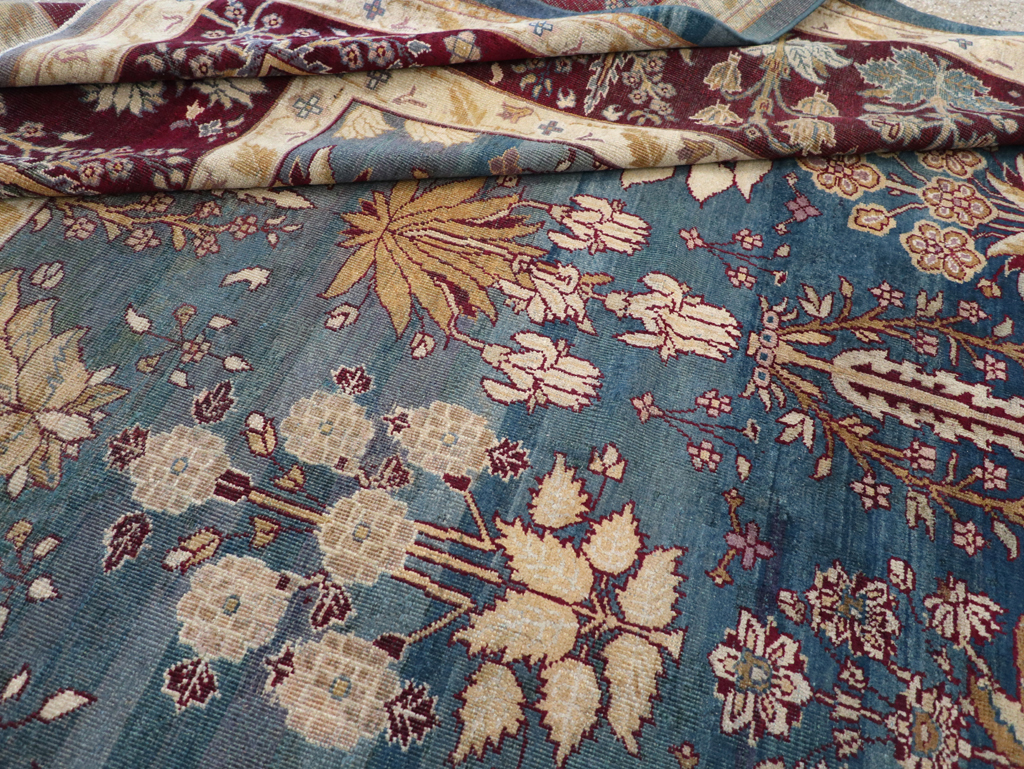 Antique Indian Amritsar Carpet, No.8154 - Galerie Shabab