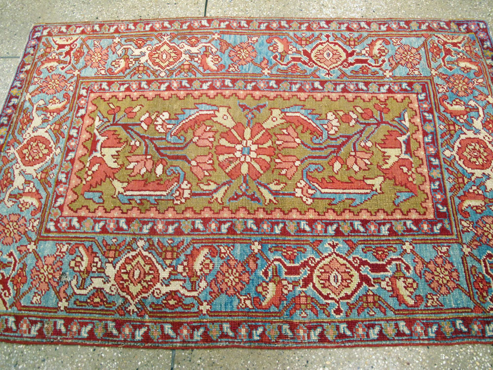Antique Persian Heriz Rug, No.8175 - Galerie Shabab