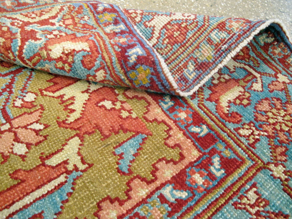 Antique Persian Heriz Rug, No.8175 - Galerie Shabab