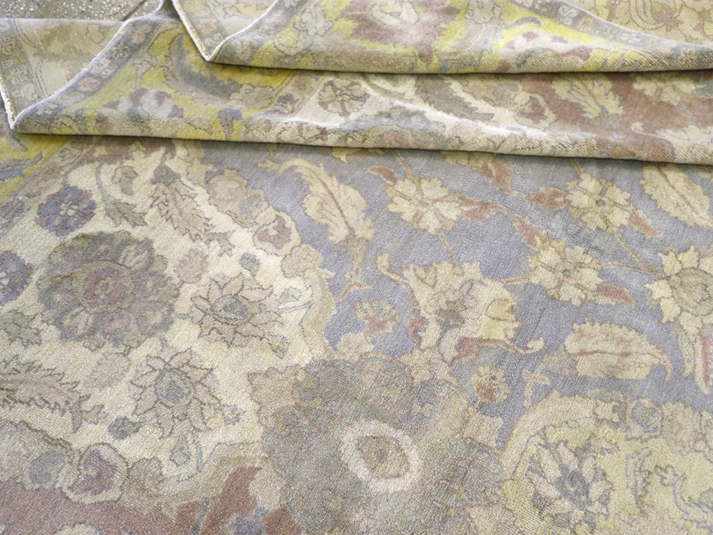 Antique Indian Agra Carpet, No.8183 - Galerie Shabab