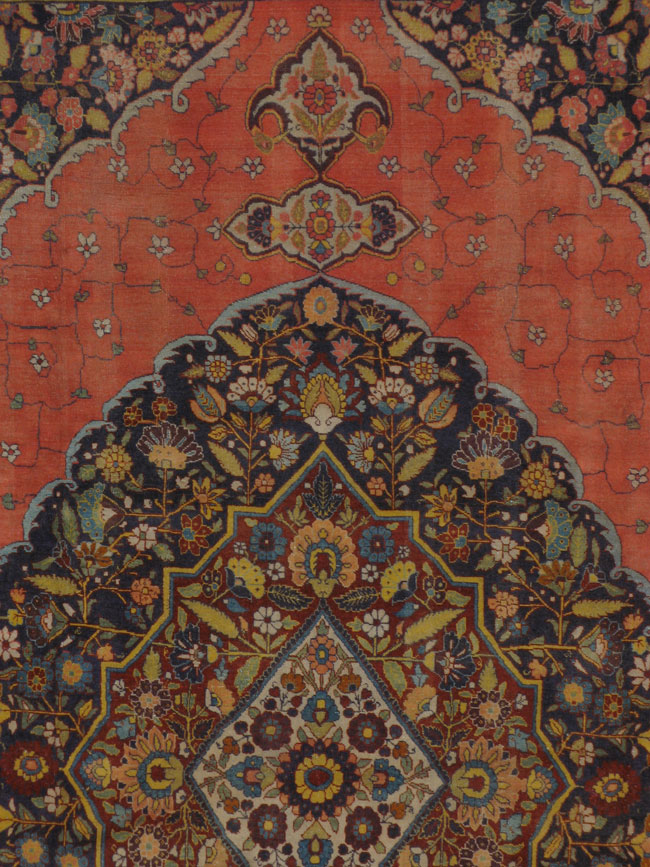 Antique Persian Tabriz Carpet, No.8185 - Galerie Shabab