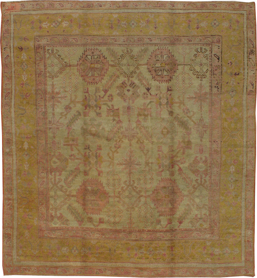 An Oushak Carpet, No.8203 - Galerie Shabab