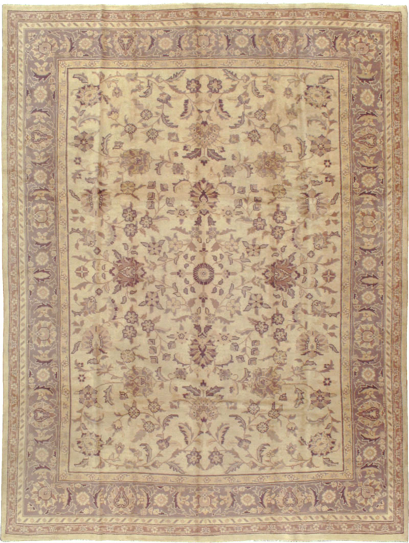 Antique Turkish Oushak Carpet, No.8209 - Galerie Shabab