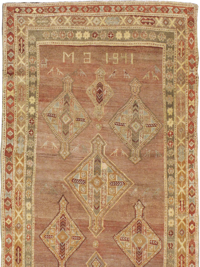 Vintage Caucasian Karabagh Runner, No.8225 - Galerie Shabab