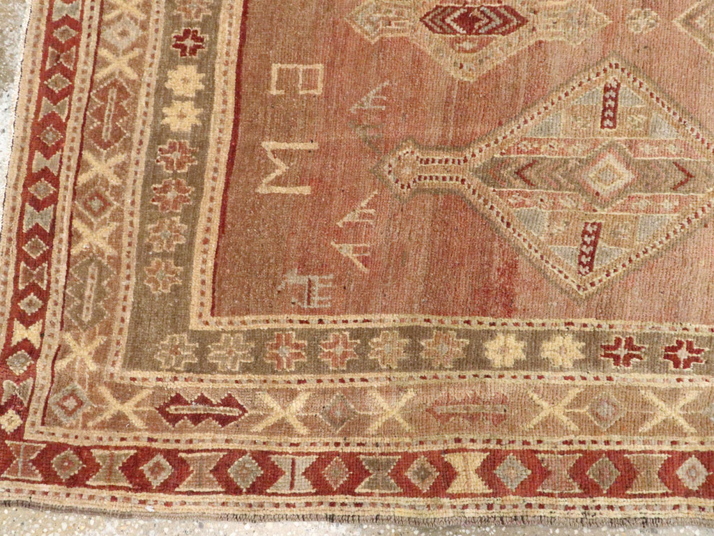 Vintage Caucasian Karabagh Runner, No.8225 - Galerie Shabab