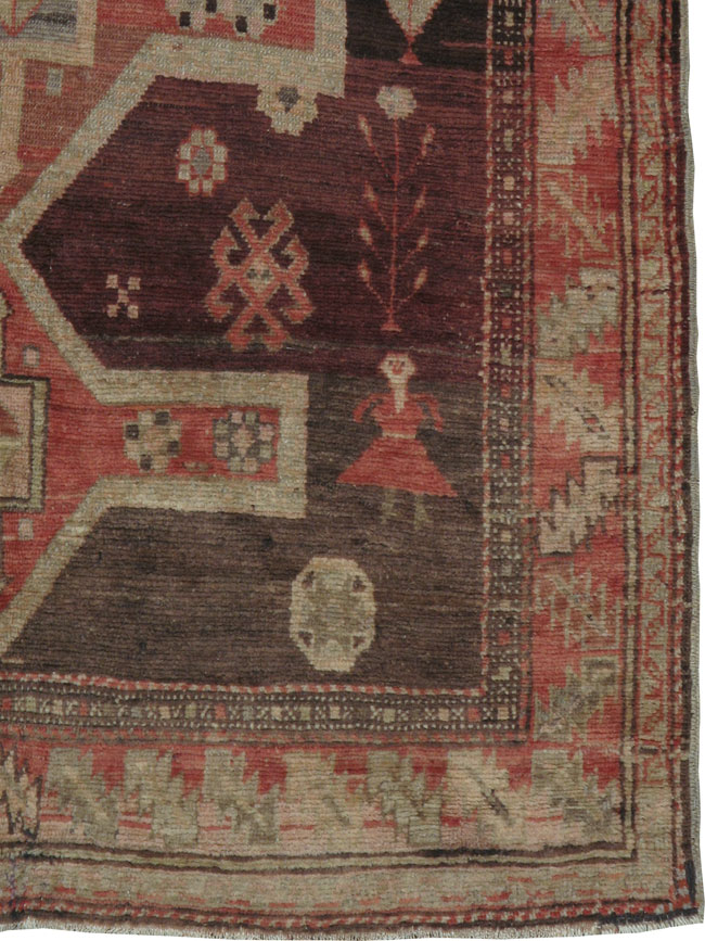 Antique Caucasian Karabagh Runner, No.8227 - Galerie Shabab