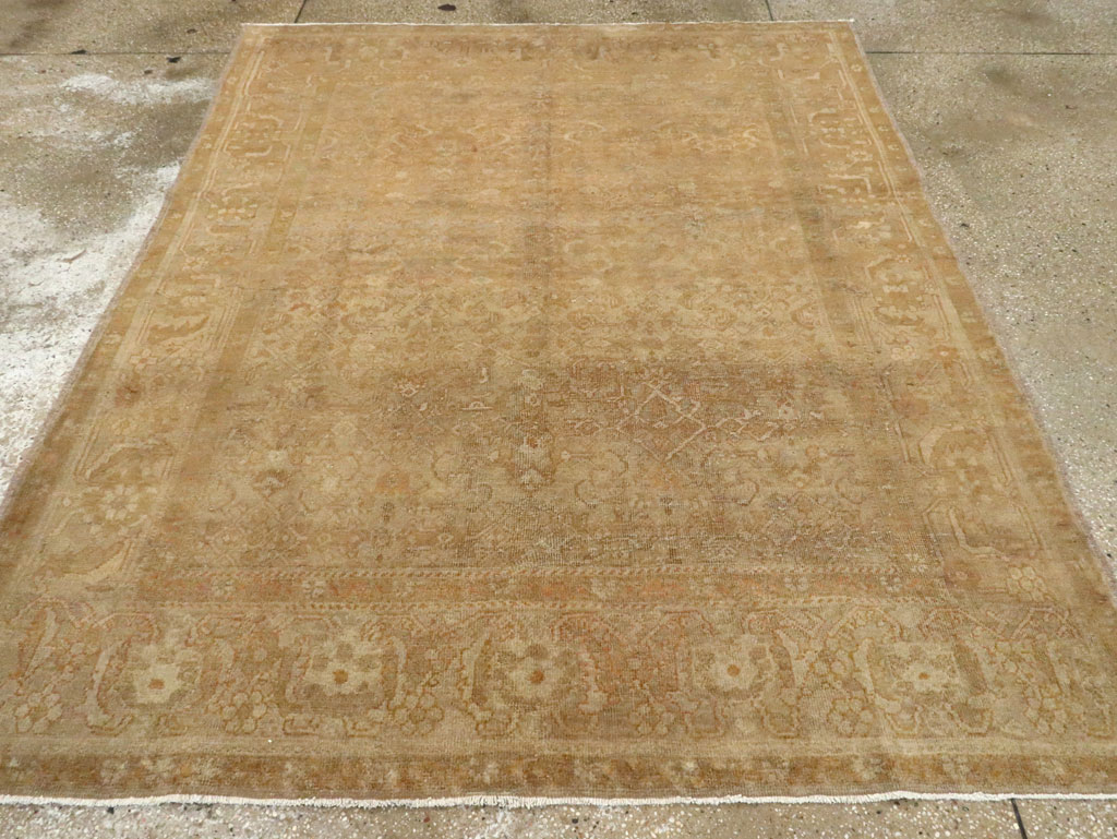 Antique Persian Mahal Rug, No.8238 - Galerie Shabab