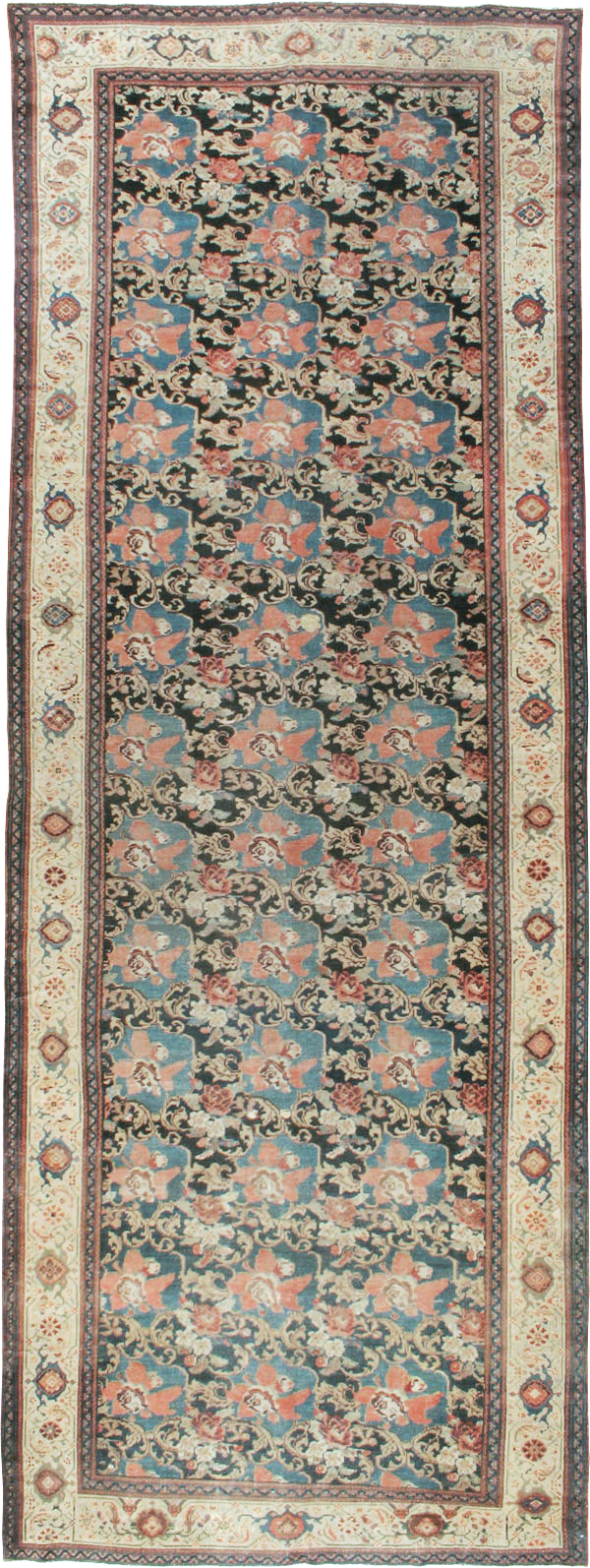 Antique Persian Malayer Gallery Carpet, No.8241 - Galerie Shabab