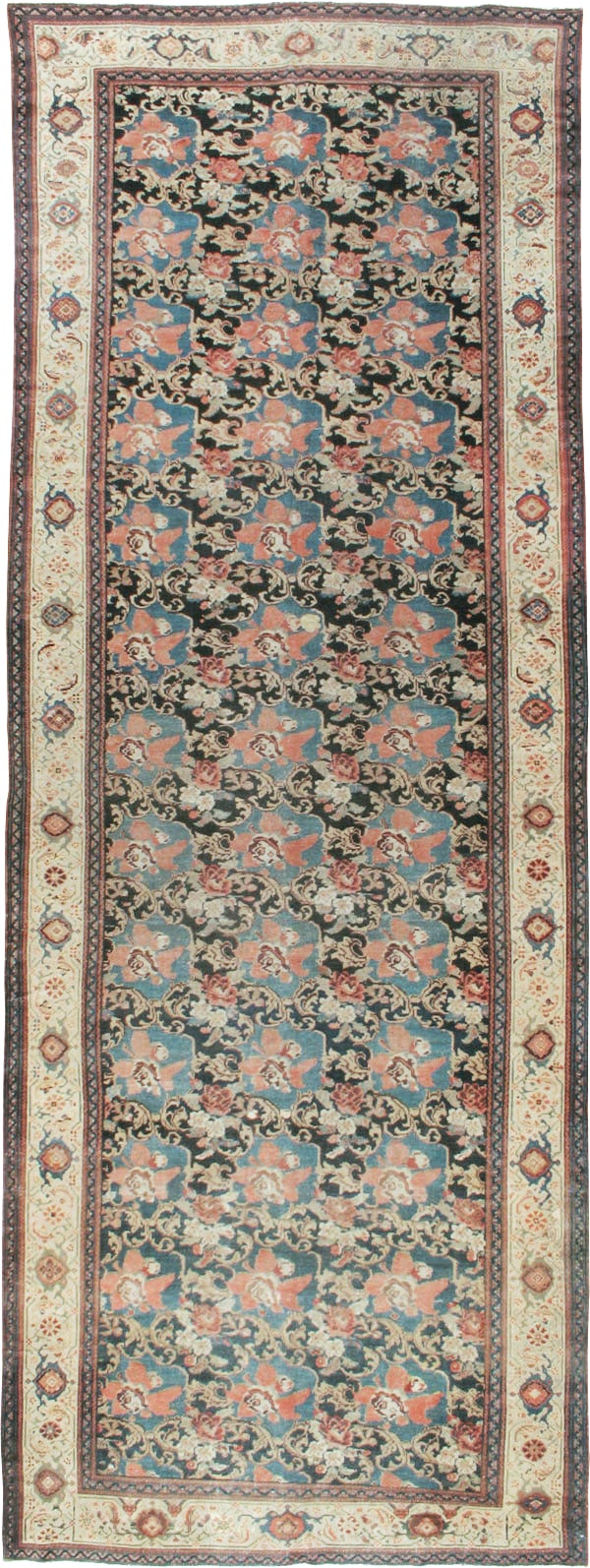 Antique Persian Malayer Gallery Carpet, No.8241 - Galerie Shabab
