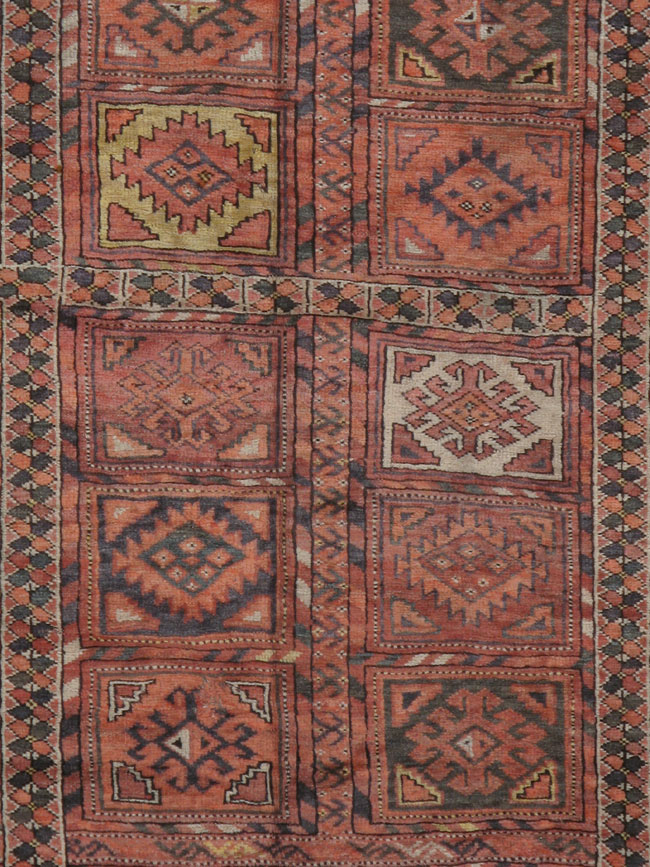 Antique Bokhara Gallery Carpet, No.8245 - Galerie Shabab