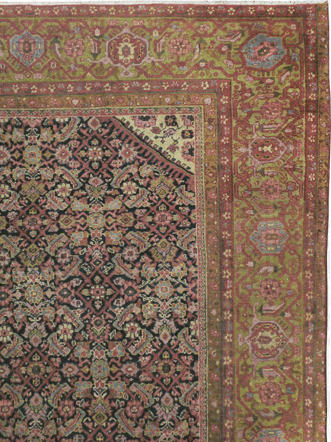 Antique Indian Fereghan Gallery Carpet, No.8248 - Galerie Shabab