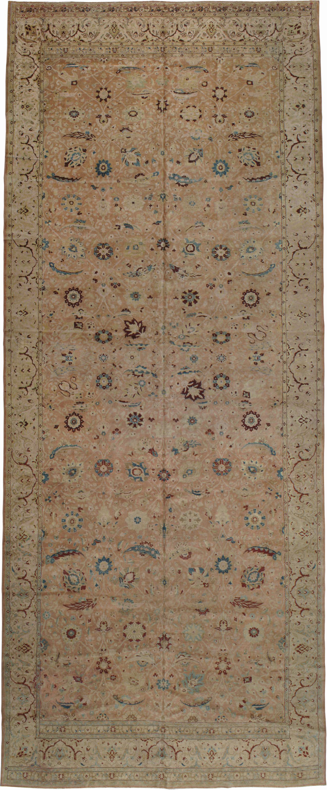 Antique Persian Tabriz Carpet, No.8251 - Galerie Shabab