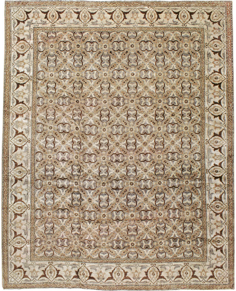 Antique Indian Lahore Room Size Carpet, No.8258 - Galerie Shabab