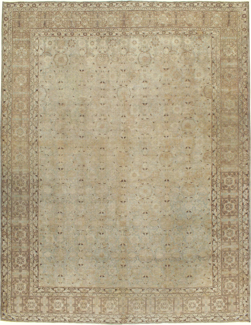Antique Persian Tabriz Carpet, No.8260 - Galerie Shabab