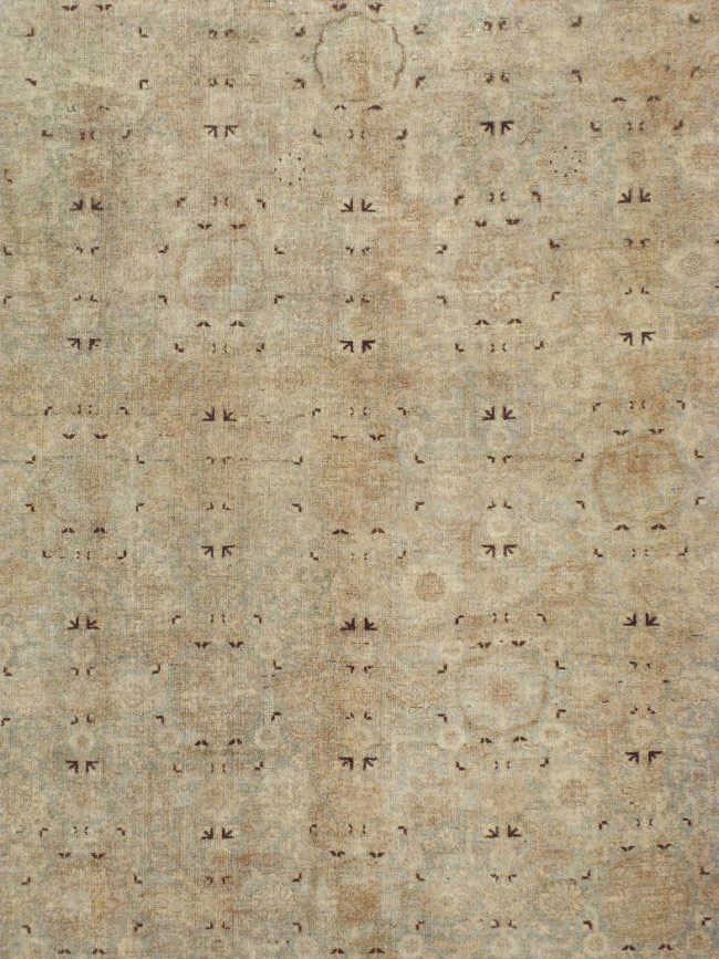 Antique Persian Tabriz Carpet, No.8260 - Galerie Shabab
