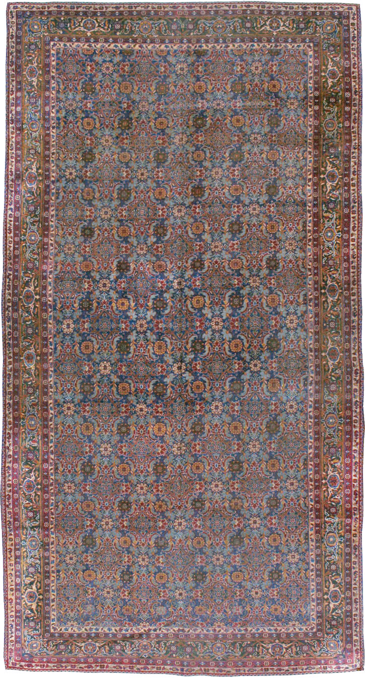 Antique Indian Lahore Carpet, No.8261 - Galerie Shabab