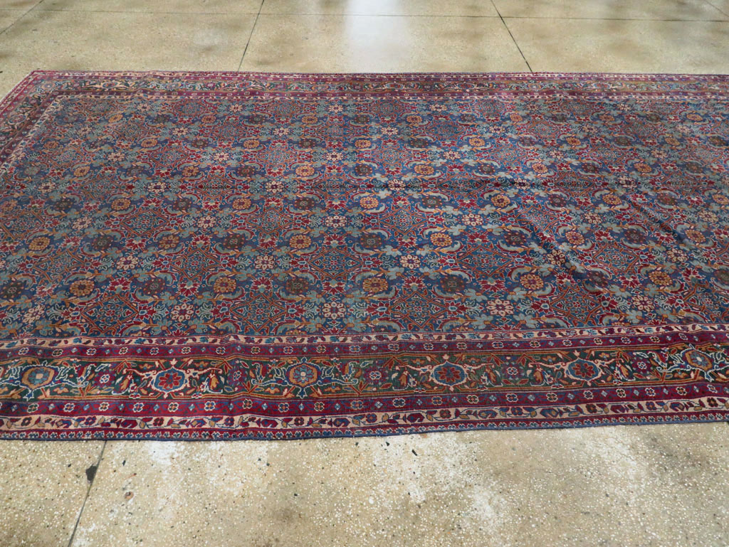 Antique Indian Lahore Carpet, No.8261 - Galerie Shabab