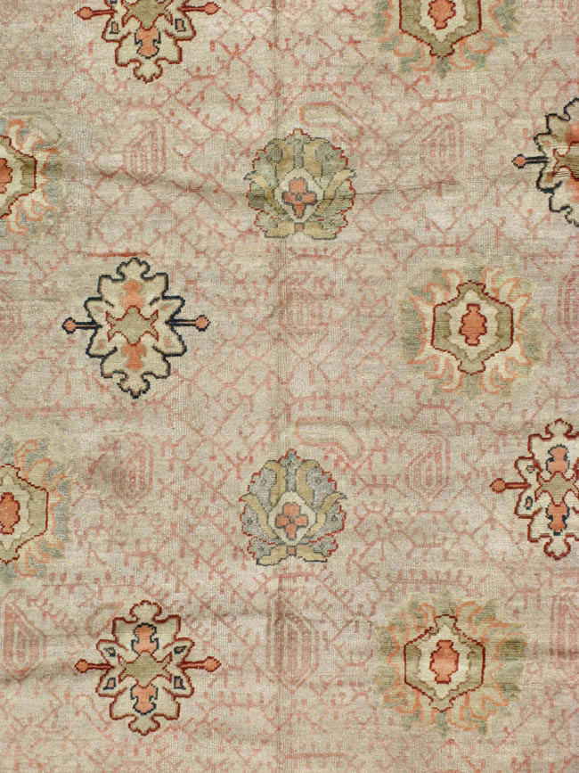 Antique Turkish Oushak Square Carpet, No.8268 - Galerie Shabab