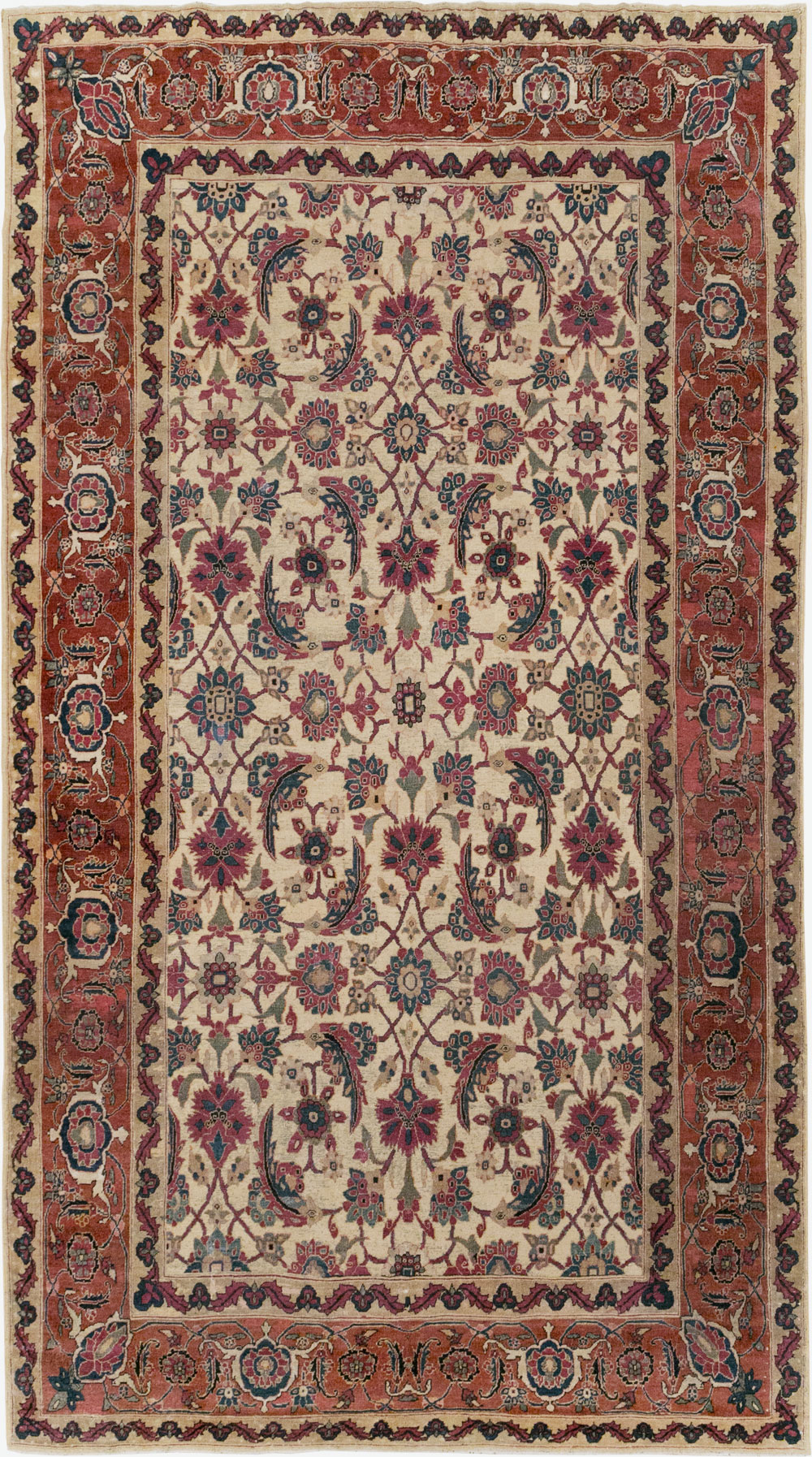 Antique Persian Tabriz Gallery Carpet, No.8295 - Galerie Shabab