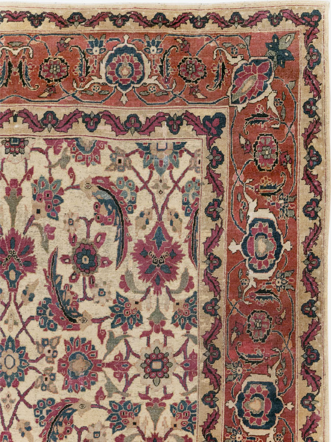Antique Persian Tabriz Gallery Carpet, No.8295 - Galerie Shabab