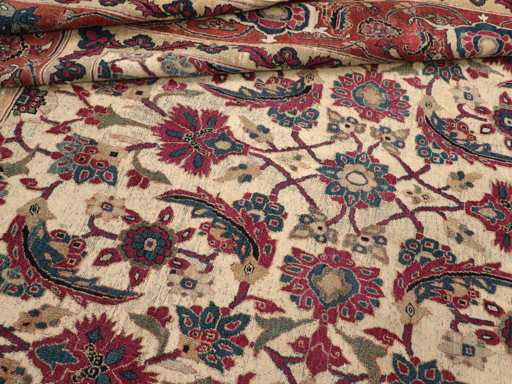 Antique Persian Tabriz Gallery Carpet, No.8295 - Galerie Shabab