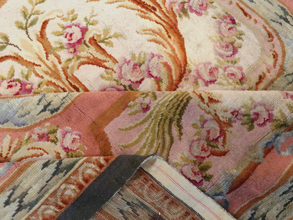 Antique French Savonnerie Carpet, No.8308 - Galerie Shabab