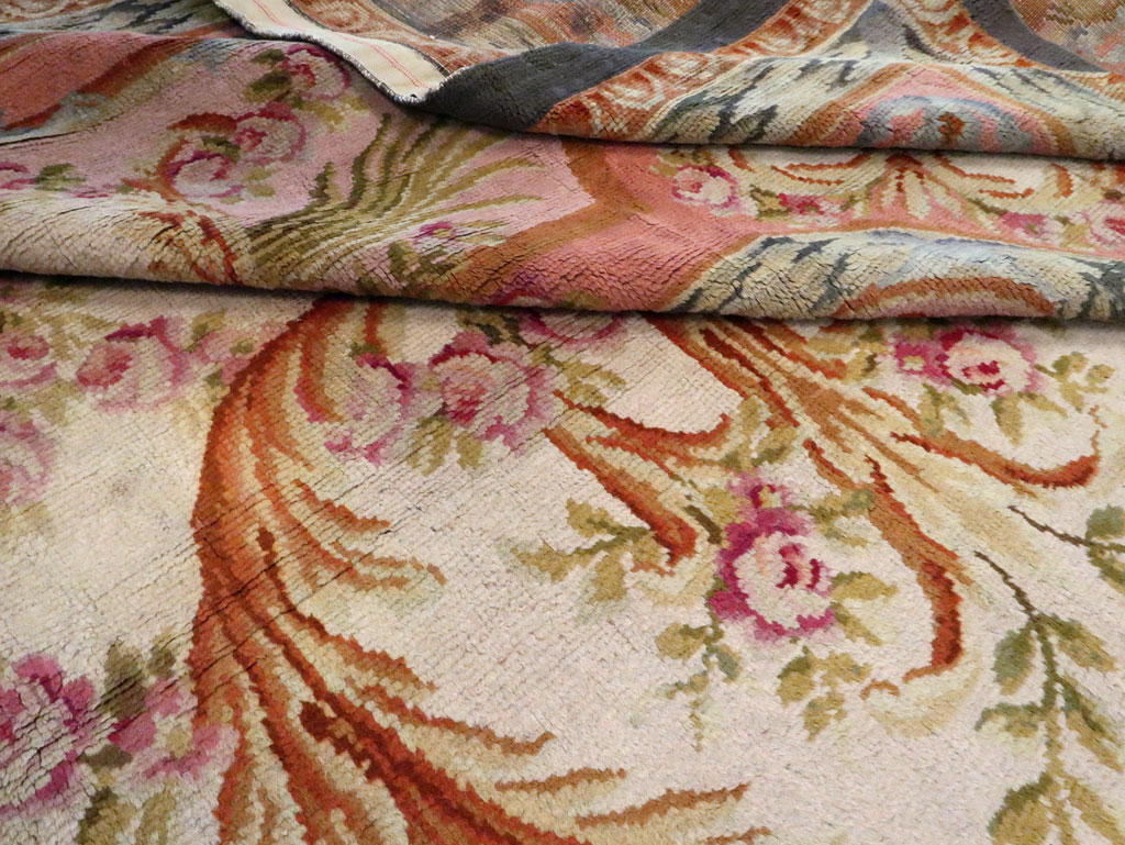 Antique French Savonnerie Carpet, No.8308 - Galerie Shabab