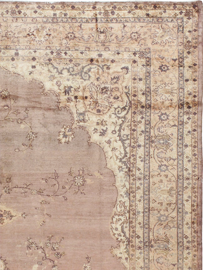 Antique Turkish Oushak Carpet, No.8325 - Galerie Shabab