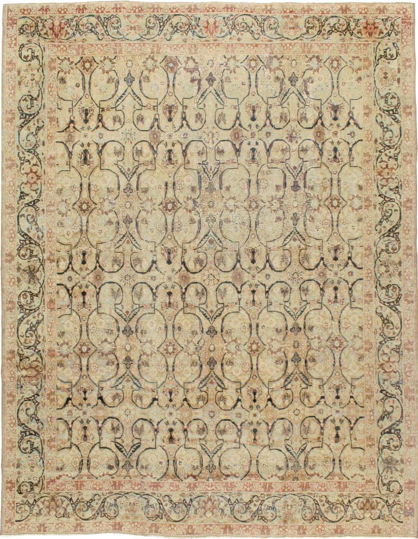 Antique Persian Tabriz Carpet, No.8331 - Galerie Shabab