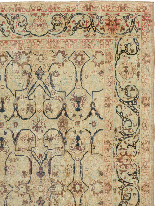 Antique Persian Tabriz Carpet, No.8331 - Galerie Shabab