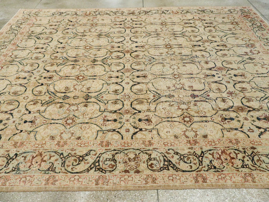 Antique Persian Tabriz Carpet, No.8331 - Galerie Shabab