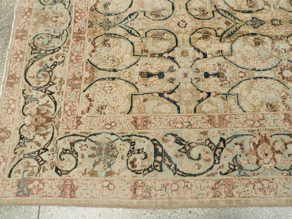 Antique Persian Tabriz Carpet, No.8331 - Galerie Shabab