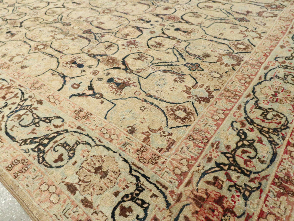 Antique Persian Tabriz Carpet, No.8331 - Galerie Shabab