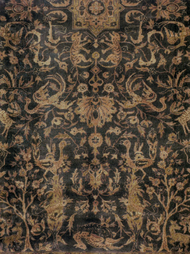 Antique Indian Lahore Carpet, No.8332 - Galerie Shabab