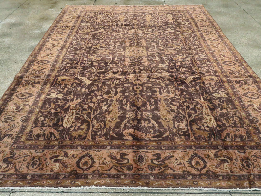 Antique Indian Lahore Carpet, No.8332 - Galerie Shabab