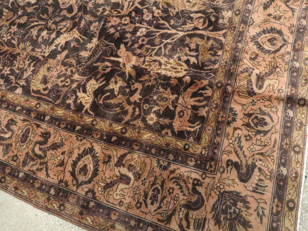 Antique Indian Lahore Carpet, No.8332 - Galerie Shabab